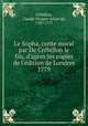 Le Sopha, conte moral par De Crebillon le fils, d