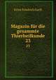 Magazin fr die gesammte Thierheilkunde. 23, Gurlt Ernst Friedrich 
