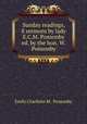 Sunday readings, 8 sermons by lady E.C.M. Ponsonby ed. by the hon. W. Ponsonby, Emily Charlotte M . Ponsonby 