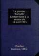Le premier "Tartuffe". Lecture faite la sance du 14 avril 1923, Charlier, Gustave, 1885- 