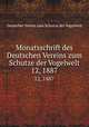 Monatsschrift des Deutschen Vereins zum Schutze der Vogelwelt. 12, 1887, Deutscher Verein zum Schutze der Vogelwelt 