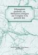 Ethnogenie gauloise, ou, Memoires critiques sur l