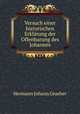 Versuch einer historischen Erklarung der Offenbarung des Johannes, Hermann Johann Graeber 