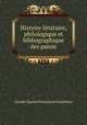 Histoire litteraire, philologique et bibliographique des patois, Claude Charles Pierquin de Gembloux 