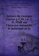 Lettres de Georges Cuvier a C.M. i.e. C.H. Pfaff sur l