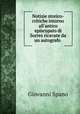 Notizie storico-critiche intorno all