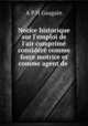 Notice historique sur l