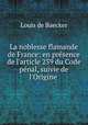 La noblesse flamande de France: en presence de l