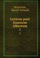 Lexicon post Ioannem Albertum. 1, Hesychius, Moritz Schmidt 