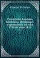 Pamietniki Kajetana Kozmiana, obejmujace wspomnienia od roku 1780 do roku 1815., Kajetan Kozmian 
