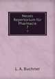 Neues Repertorium fr Pharmacie. 7, L. A. Buchner 