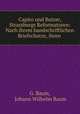 Capito und Butzer, Strassburgs Reformatoren: Nach ihrem handschriftlichen Briefschatze, ihren ., G. Baum, Johann Wilhelm Baum 