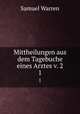 Mittheilungen aus dem Tagebuche eines Arztes v. 2. 1, Warren, Samuel, 1807-1877 