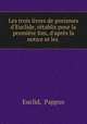 Les trois livres de porismes d