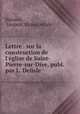Lettre . sur la construction de l