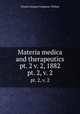 Materia medica and therapeutics pt. 2 v. 2, 1882. pt. 2, v. 2, Charles Douglas Fergusson Phillips 