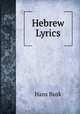 Hebrew Lyrics, Hans Busk 