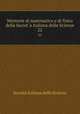 Memorie di matematica e di fisica della Societ`a italiana delle Scienze. 22, Societa Italiana delle Scienze 