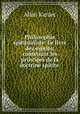 Philosophie spiritualiste: Le livre des esprits; contenant les principes de la doctrine spirite ., Allan Kardec 