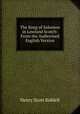 The Song of Solomon in Lowland Scotch: From the Authorised English Version, Henry Scott Riddell 