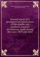 Second report of a geological reconnoissance of the middle and southern counties of Arkansas, made during the years 1859 and 1860, Geological Survey of Arkansas,Owen, Richard, 1810-1890 
