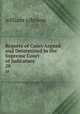 Reports of Cases Argued and Determined in the Supreme Court of Judicature .. 20, william johnson 