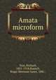 Amata microform, Voss, Richard, 1851-1918,Boutell, Roger Sherman Gates, 1881- 
