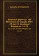 Sessional papers of the Dominion of Canada 1901. 35, no.10, Sessional Papers no. 24-25, Canada. Parliament 