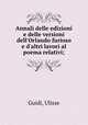 Annali delle edizioni e delle versioni dell