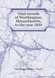 Vital records of Worthington, Massachusetts, to the year 1850, Worthington (Mass. : Town) 