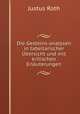 Die Gesteins-analysen in tabellarischer Ubersicht und mit kritischen Erlauterungen, Justus Roth 