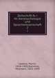 Zeitschrift fur Volkerpsychologie und Sprachwissenschaft. 2, Lazarus, Moritz, 1824-1903,Steinthal, Heymann, 1823-1899 