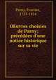 OEuvres choisies de Parny; precedees d