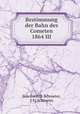 Bestimmung der Bahn des Cometen 1864 III, Jens Fredrik Schroeter, J Fr Schroeter 
