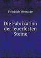 Die Fabrikation der feuerfesten Steine, Friedrich Wernicke 