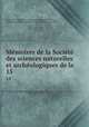 Memoires de la Societe des sciences naturelles et archeologiques de la ., 