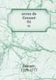 uvres de Gresset. 01, Gresset, 1709-1777 