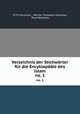 Verzeichnis der Stichwrter fr die Encyklopdie des Islam. no. 1, M Th Houtsma , Martijn Theodoor Houtsma, Paul Herzsohn 