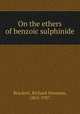 On the ethers of benzoic sulphinide, Brackett, Richard Newman, 1863-1937 