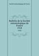 Bulletin de la Socit entomologique de France. 1918, 