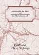 Anleitung fur die Wert- und Rentabilitatsberechnung der Obstkulturen auf ., Karl Christ, Christ , E. Junge 