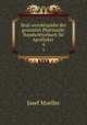 Real-enzyklopadie der gesamten Pharmazie: Handworterbuch fur Apotheker ., Josef Moeller 