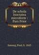 De schola Isocratea microform : Pars Prior, Sanneg, Paul, b. 1843 
