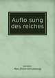 Auflo?sung des reiches, Jansen, Max. [from old catalog] 