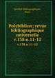 Polybiblion; revue bibliographique universelle. v.138 n.11-12, 