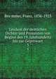 Lexikon der deutschen Dichter und Prosaisten von Beginn des 19. Jahrhunderts bis zur Gegenwart. 3, Franz Bru?mmer 