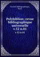Polybiblion; revue bibliographique universelle. v.52 n.01, 