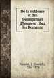 De la noblesse et des re?compenses d