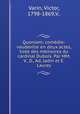 Quoniam; comedie-vaudeville en deux actes, tiree des memoires du cardinal Dubois. Par MM. V., D., Ad, Jadin et E. Laurey, Varin, Victor, 1798-1869,V.. 