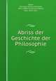 Abriss der Geschichte der Philosophie, Christian Gustav Johannes Deter 